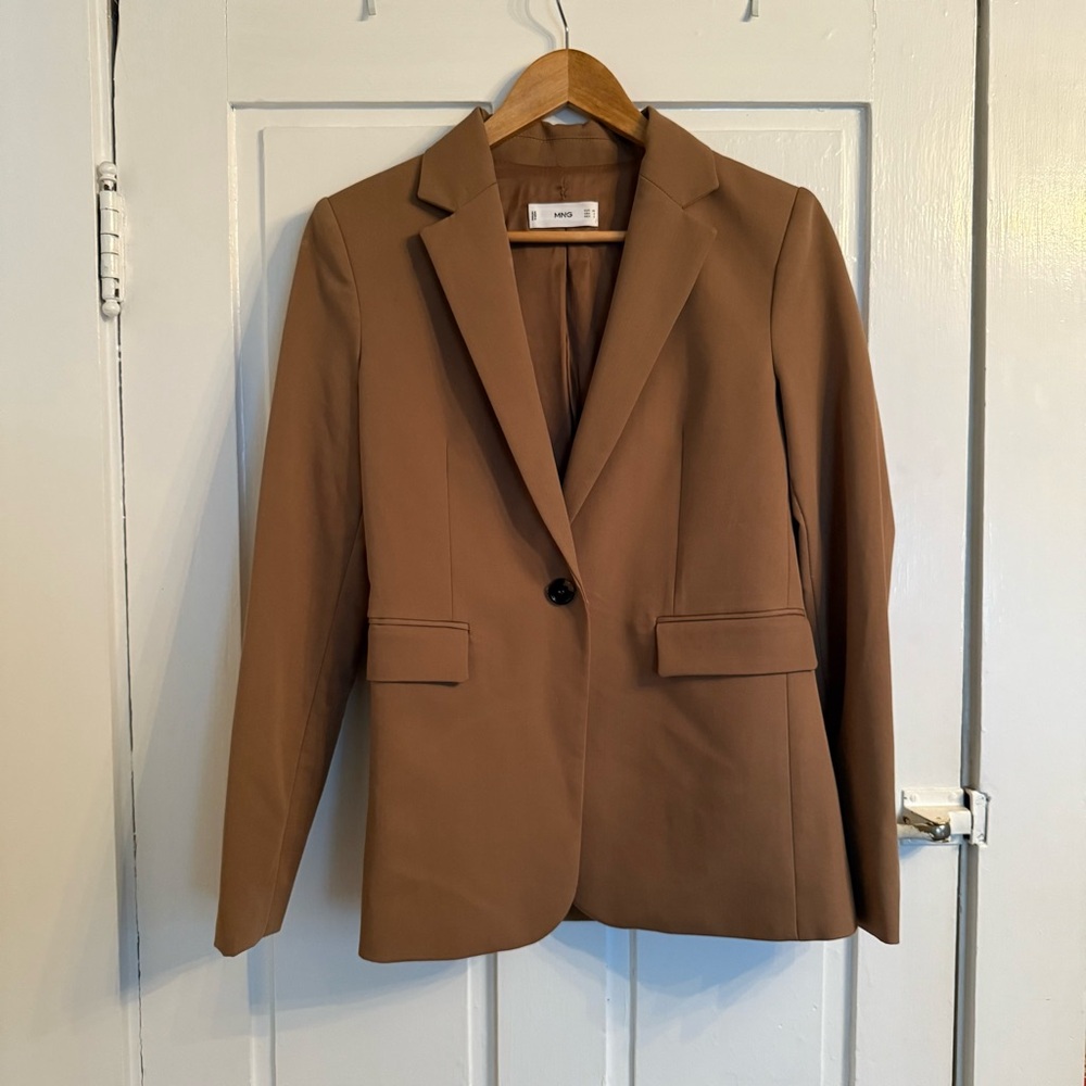 MNG by Mango Camel Tan Blazer US Size 4